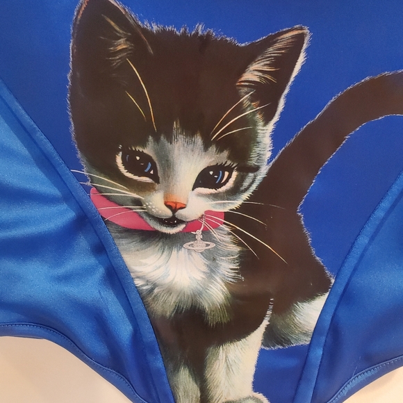 Vivienne Westwood Cat Corset electric Blue - Picture 5 of 12